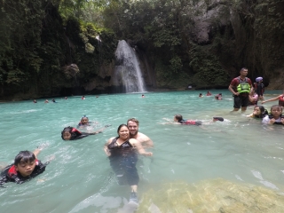 Kawasan Falls Badian Cebu Swim In The Crystal Clear Waters