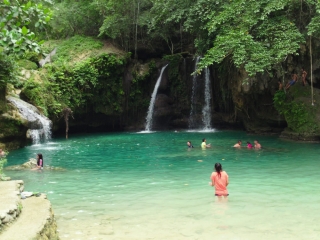 Kawasan Falls Badian Cebu Swim In The Crystal Clear Waters